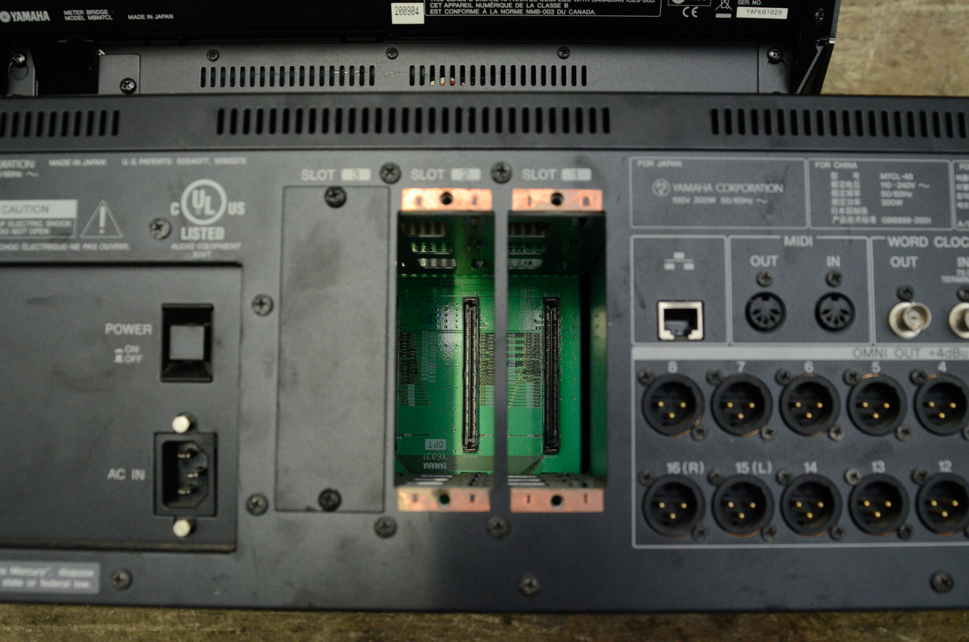 Yamaha M7CL-48 Soundboard