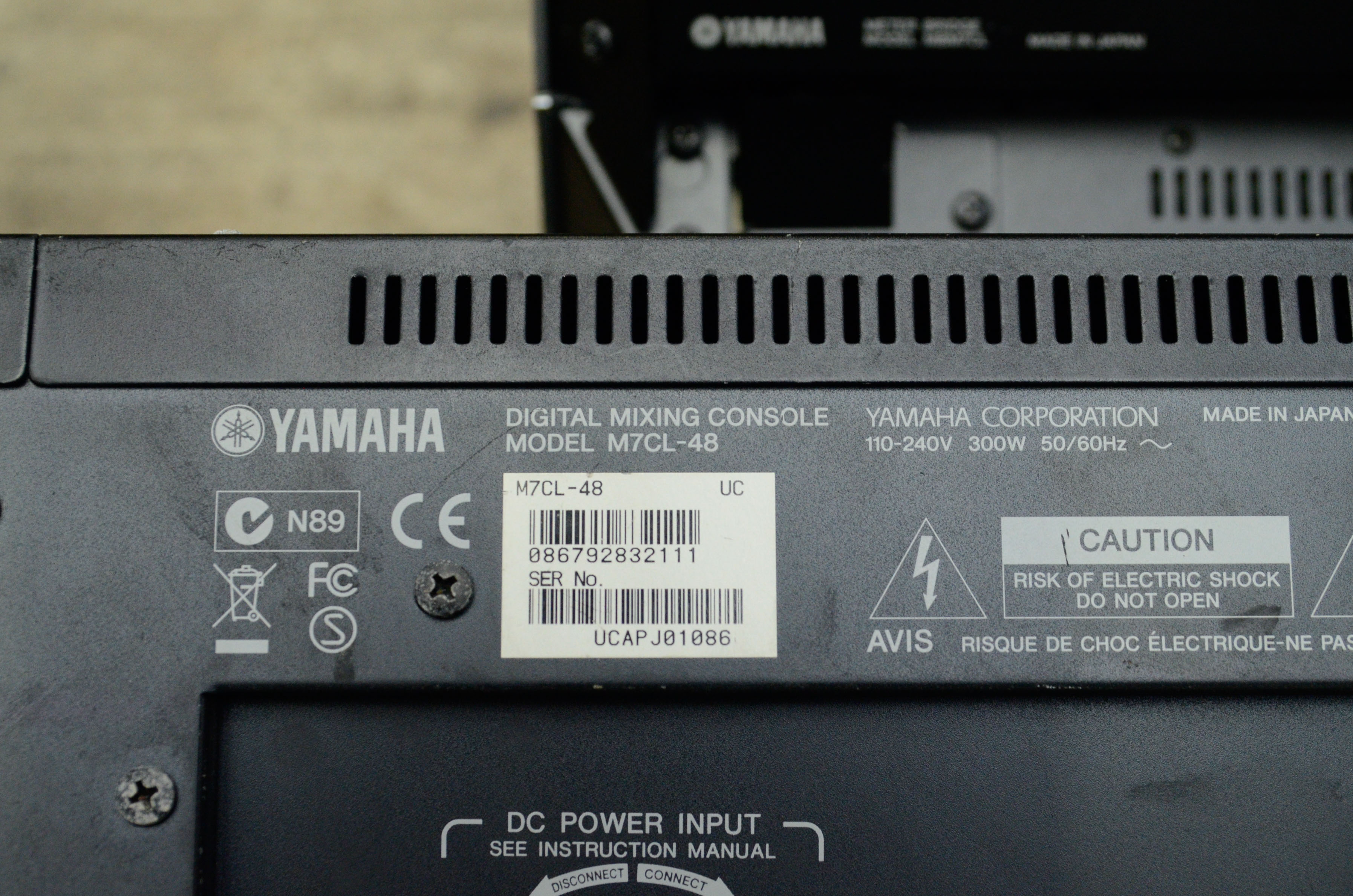 Yamaha M7CL-48 Soundboard