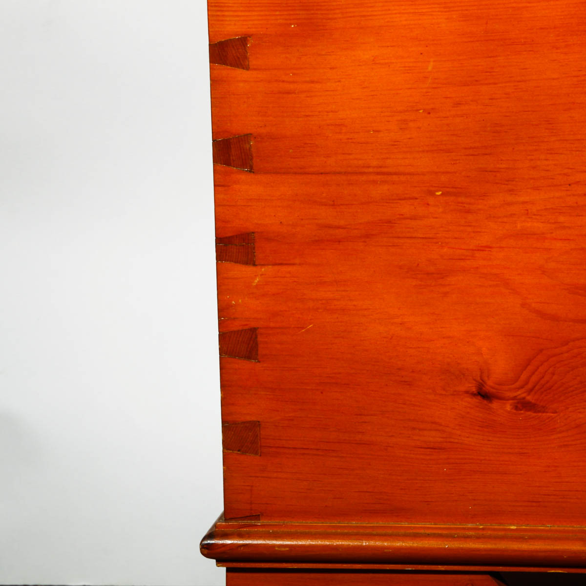 Antique Six Board Pine Blanket Chest