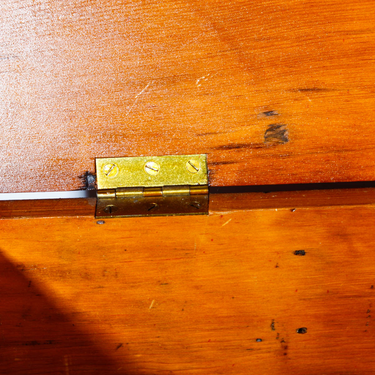 Antique Six Board Pine Blanket Chest