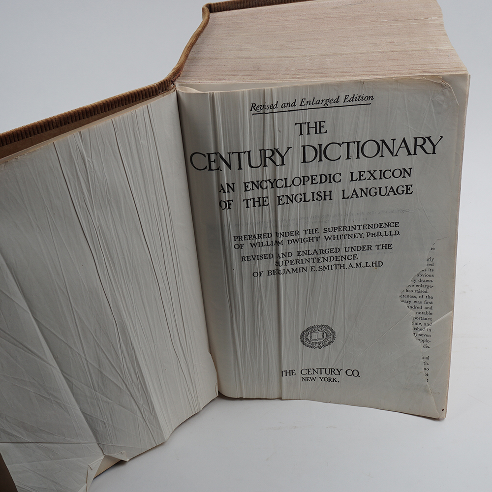 1914 "The Century Dictionary, an Encyclopedic Lexicon of the English Language" Ten Volumes in One