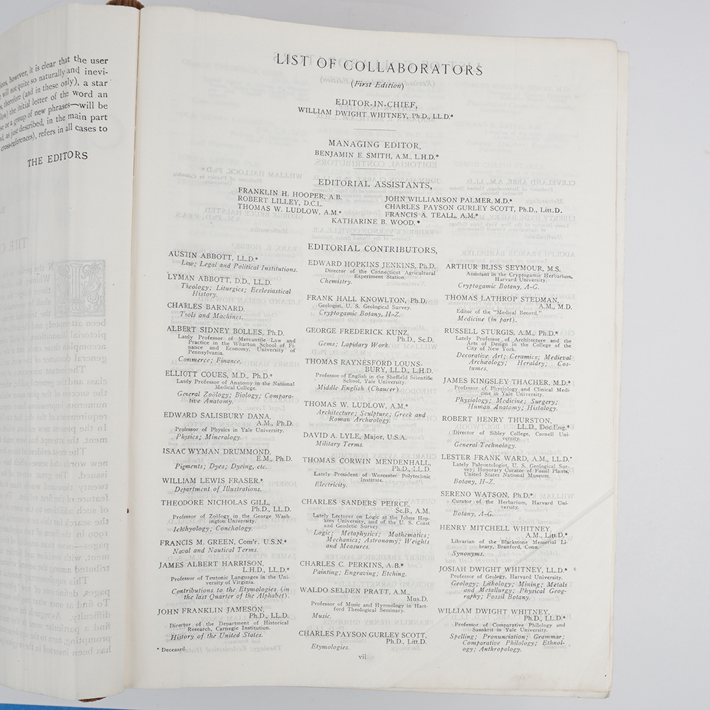 1914 "The Century Dictionary, an Encyclopedic Lexicon of the English Language" Ten Volumes in One