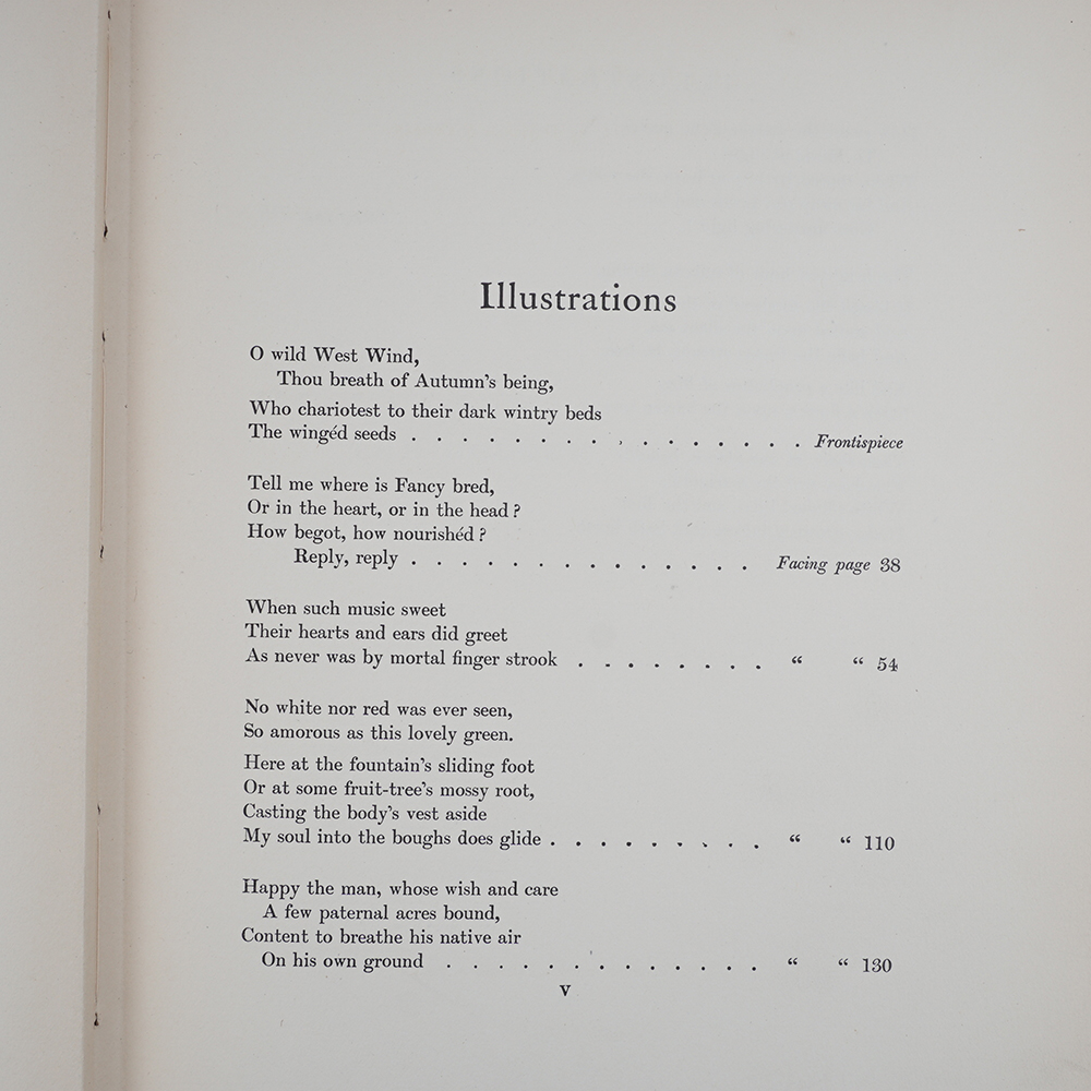 First Edition "A Golden Treasury of Songs and Lyrics" Illustrated in Color by Maxfield Parrish