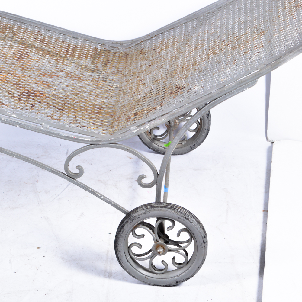 Metal Chaise Lounge