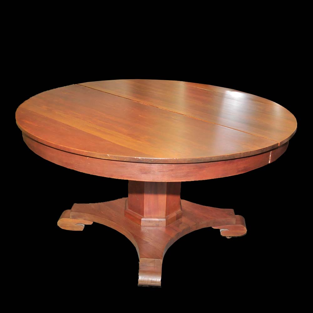 Empire Style Pedestal Table