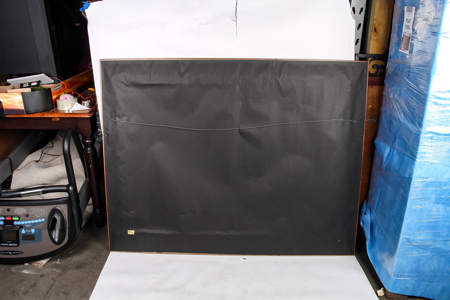 Original Oil on Canvas Depicting a Pool Hall