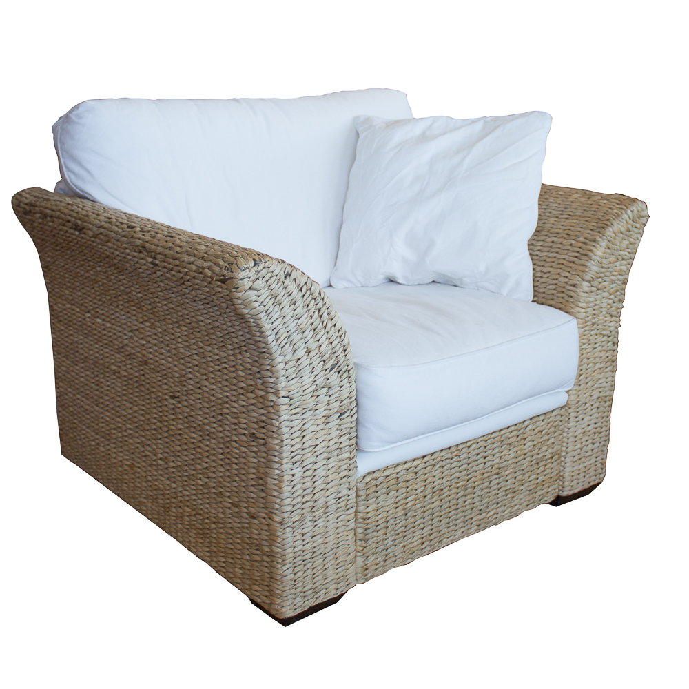 Sofa Trend Seagrass Cushioned Armchair