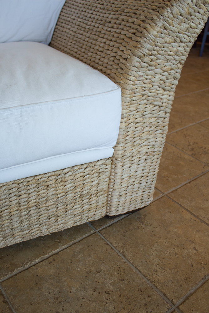 Sofa Trend Seagrass Cushioned Armchair