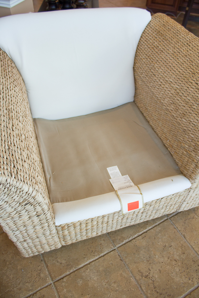 Sofa Trend Seagrass Cushioned Armchair