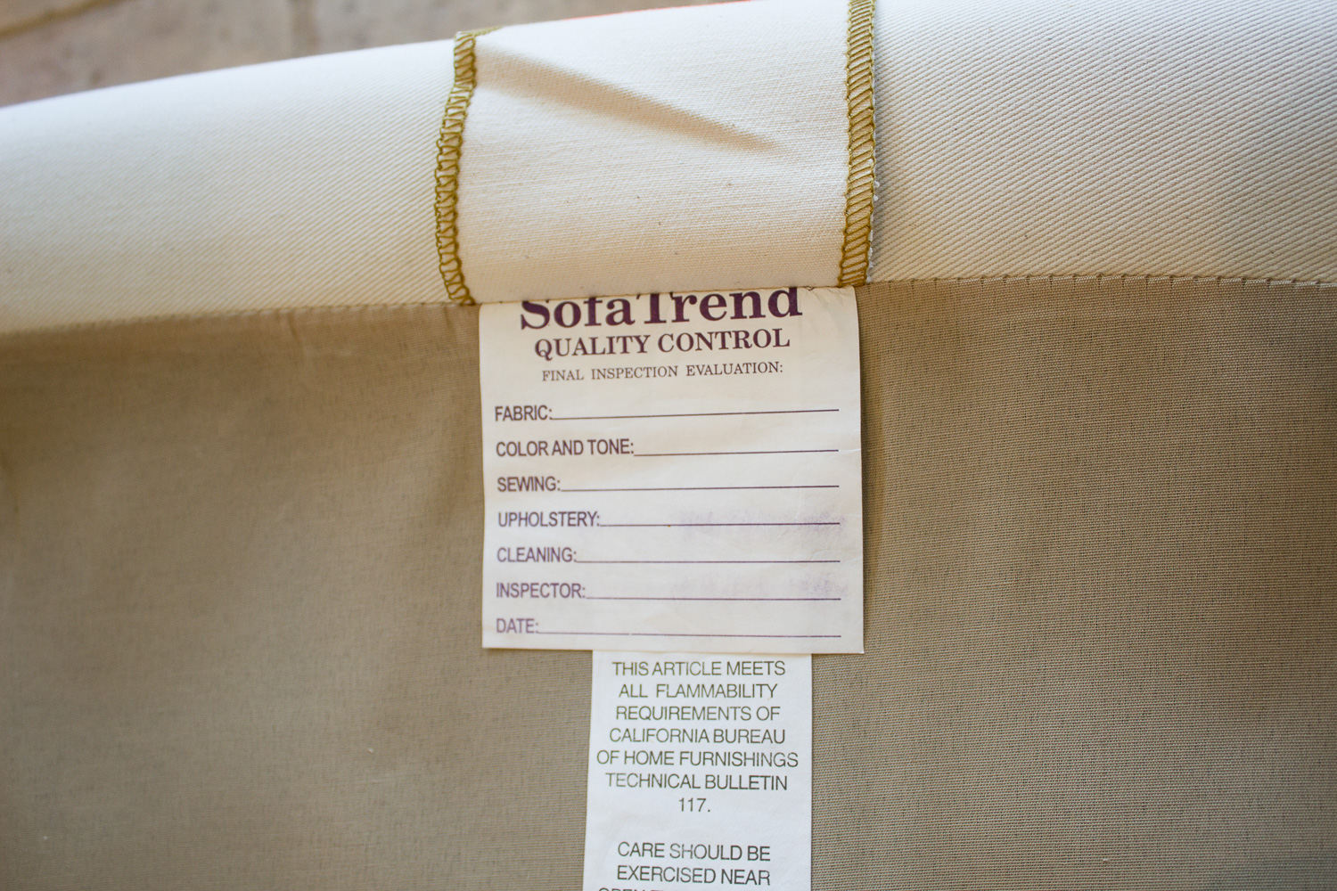 Sofa Trend Seagrass Cushioned Armchair