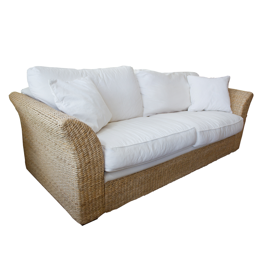 Sofa Trend Seagrass Cushioned Sofa