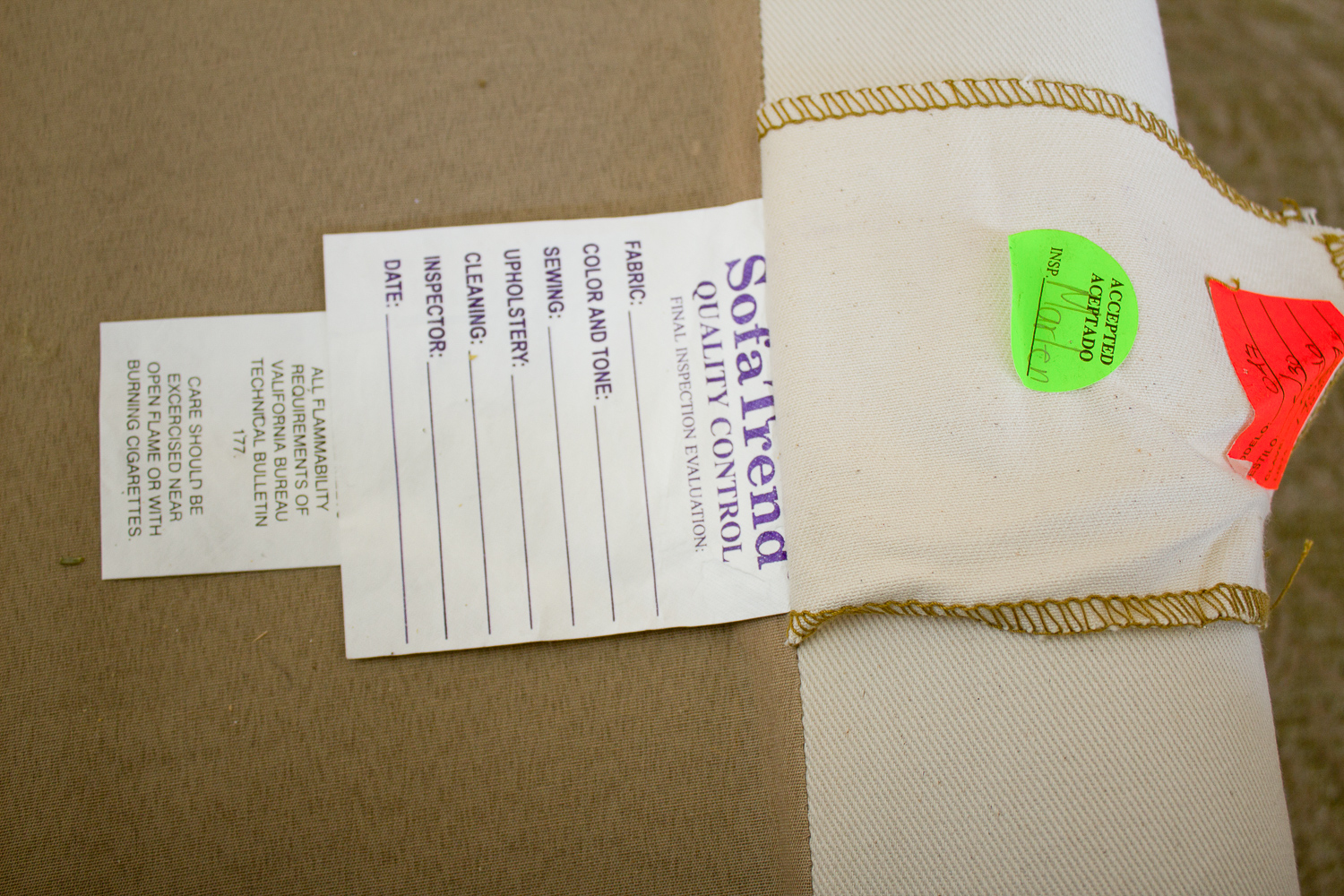 Sofa Trend Seagrass Cushioned Sofa