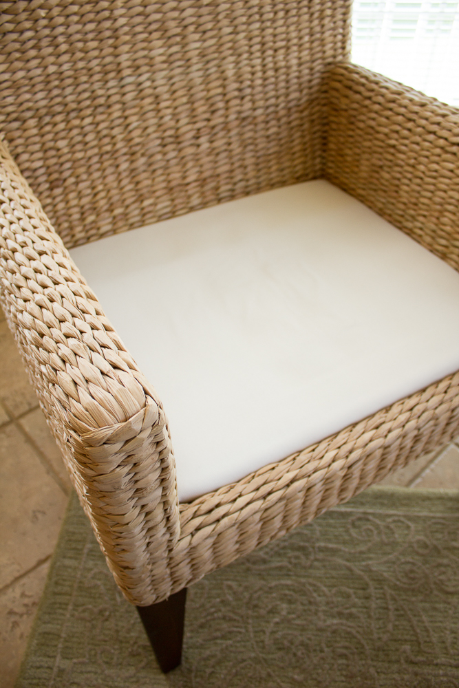 Pair of Seagrass Cushioned Armchairs