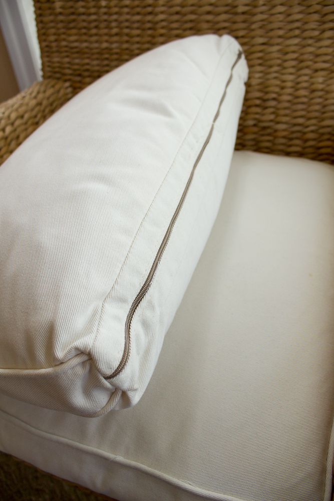 Pair of Seagrass Cushioned Armchairs