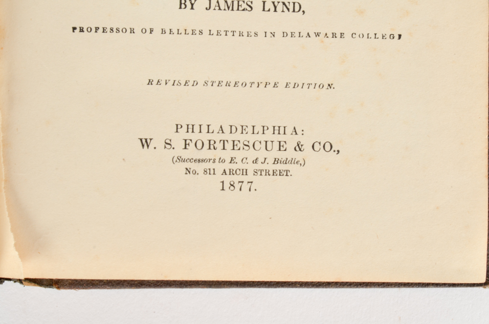 Selection of Antique Spelling and Penmanship Books