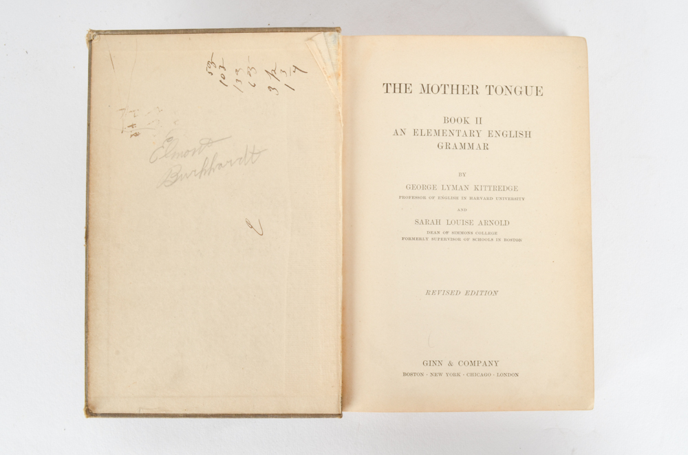 Selection of Antique Spelling and Penmanship Books