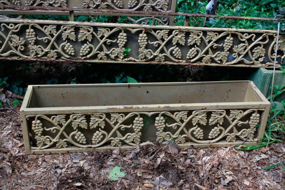 Wrought Iron Flower Boxes