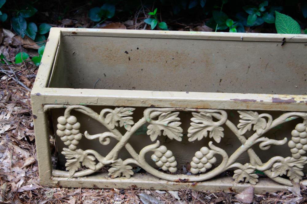 Wrought Iron Flower Boxes