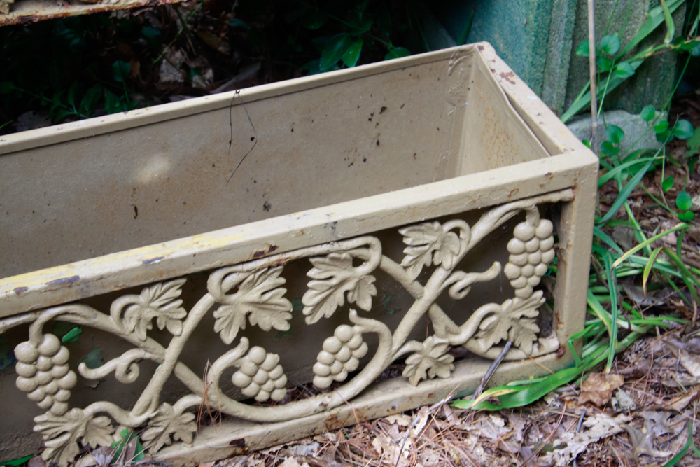 Wrought Iron Flower Boxes