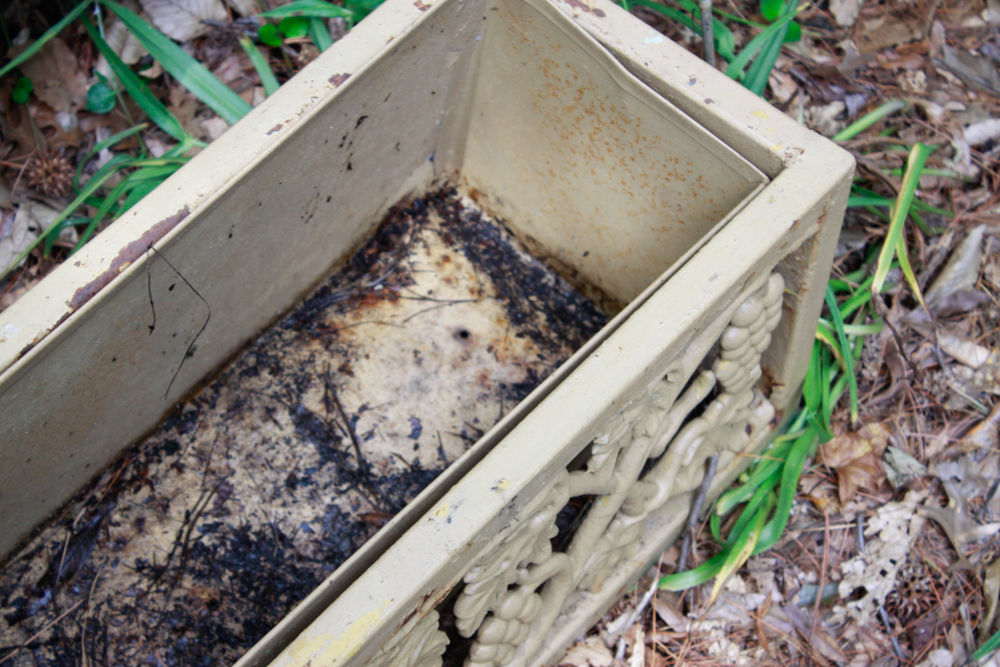 Wrought Iron Flower Boxes
