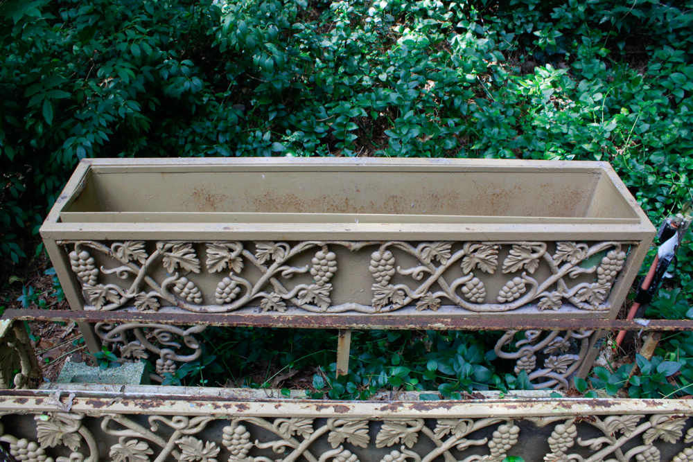 Wrought Iron Flower Boxes
