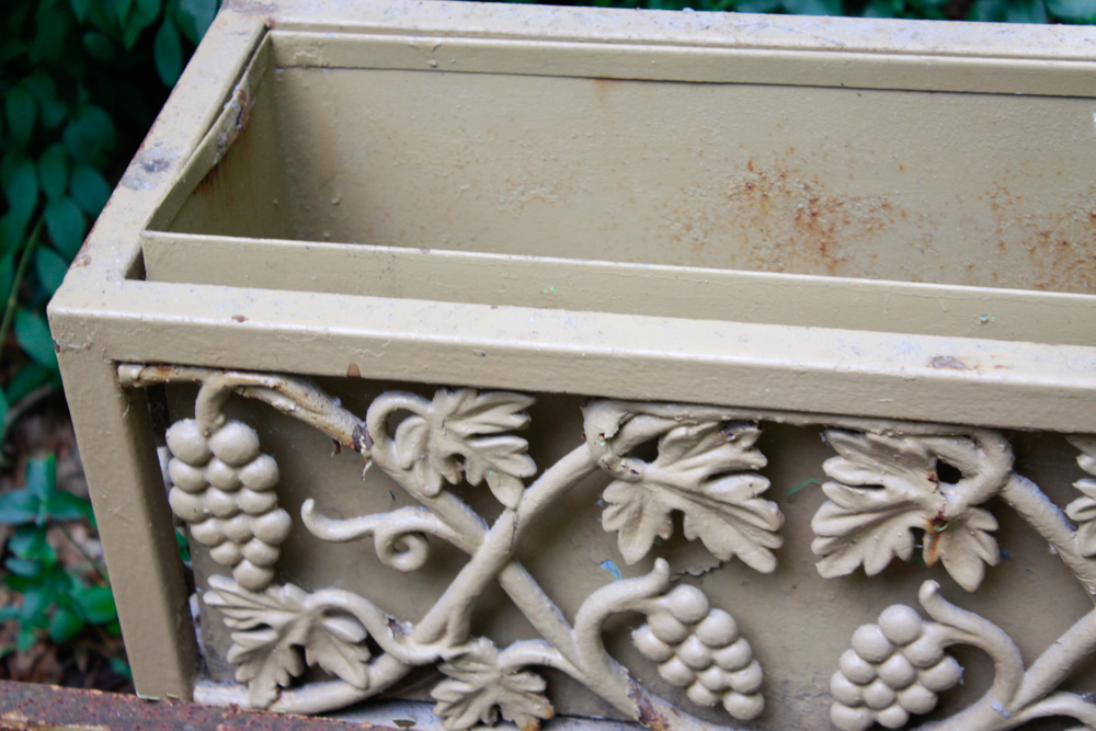 Wrought Iron Flower Boxes