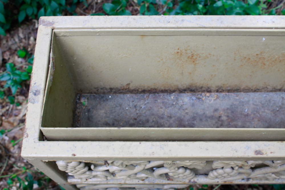 Wrought Iron Flower Boxes