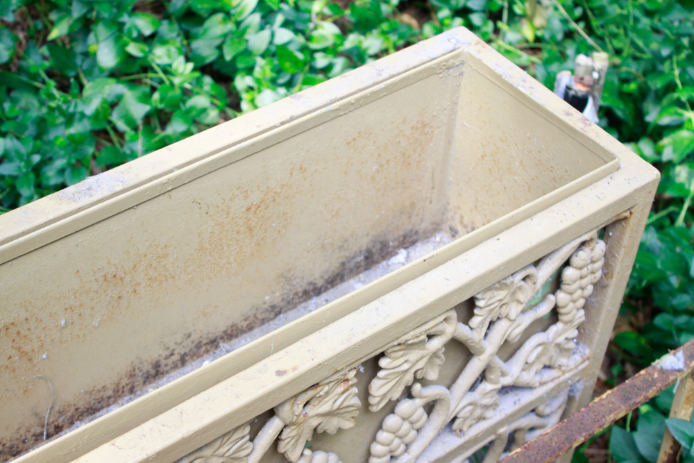 Wrought Iron Flower Boxes