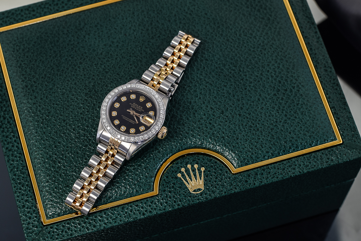 Rolex Datejust Two-Tone 18K Yellow Gold and Diamond Watch