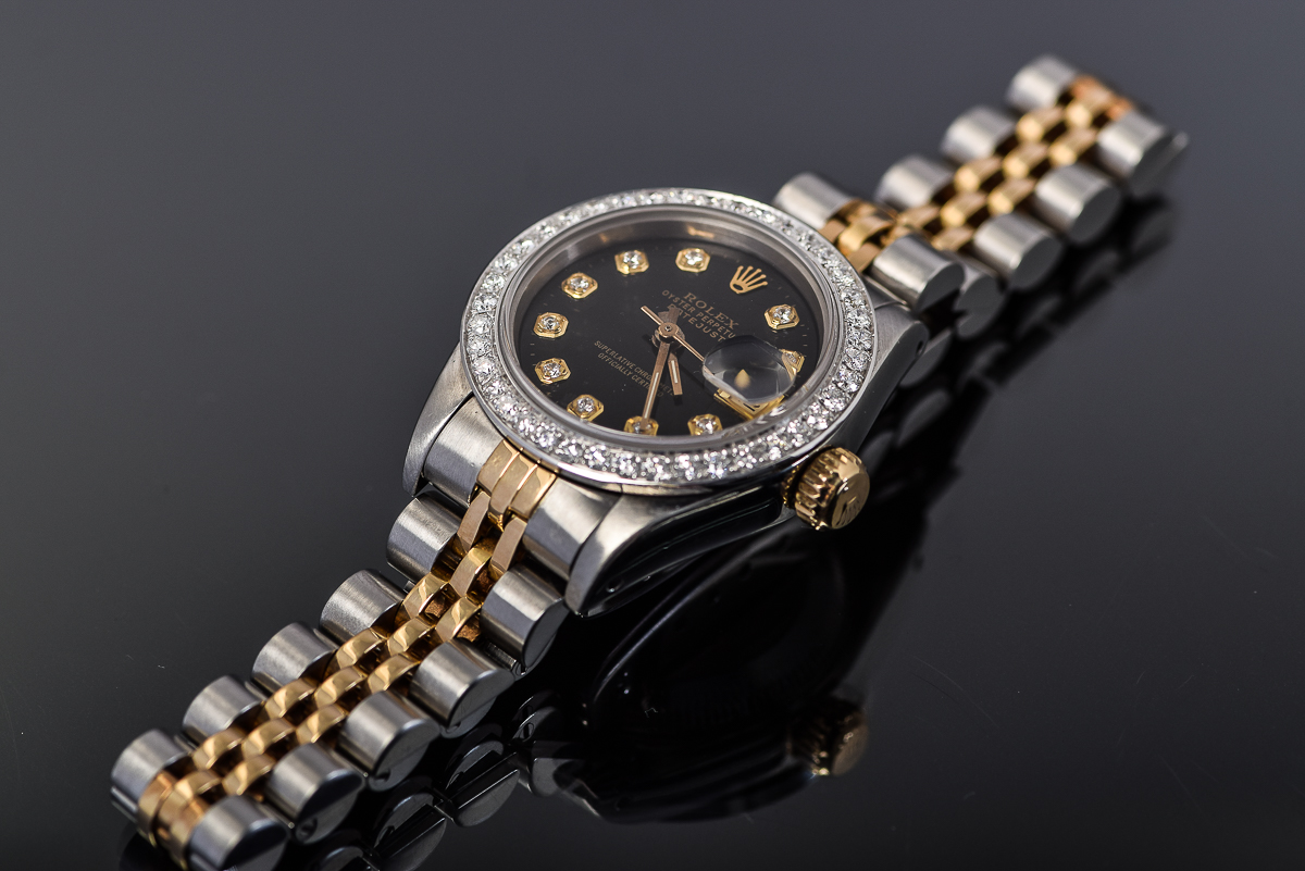 Rolex Datejust Two-Tone 18K Yellow Gold and Diamond Watch