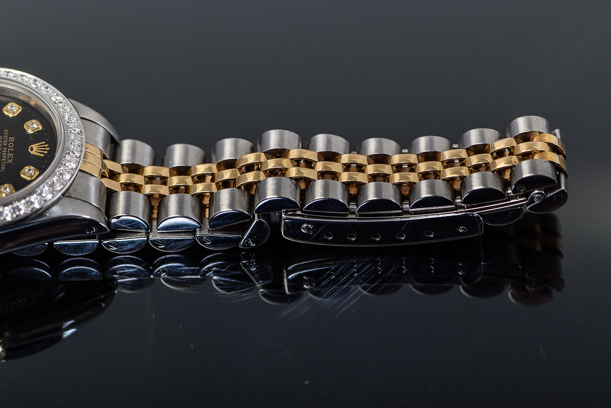 Rolex Datejust Two-Tone 18K Yellow Gold and Diamond Watch