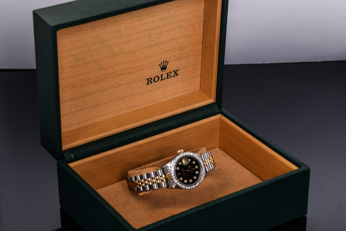 Rolex Datejust Two-Tone 18K Yellow Gold and Diamond Watch