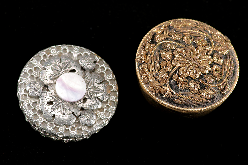 Collection of Gold and Silver Tone Containers