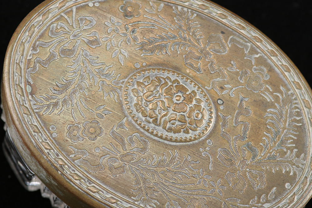 Collection of Gold and Silver Tone Containers