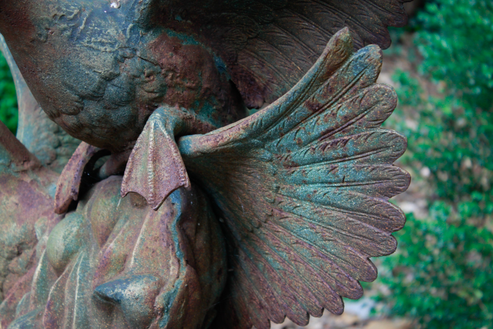 Cast Iron Garden Sculpture of Geese