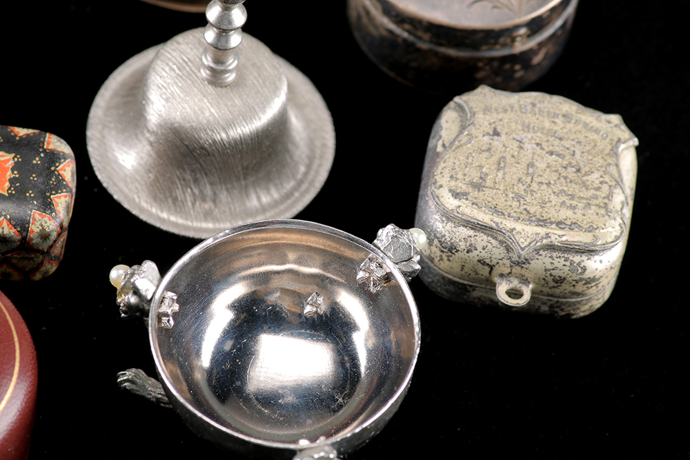 Collection of Makeup Compacts and Pill Boxes