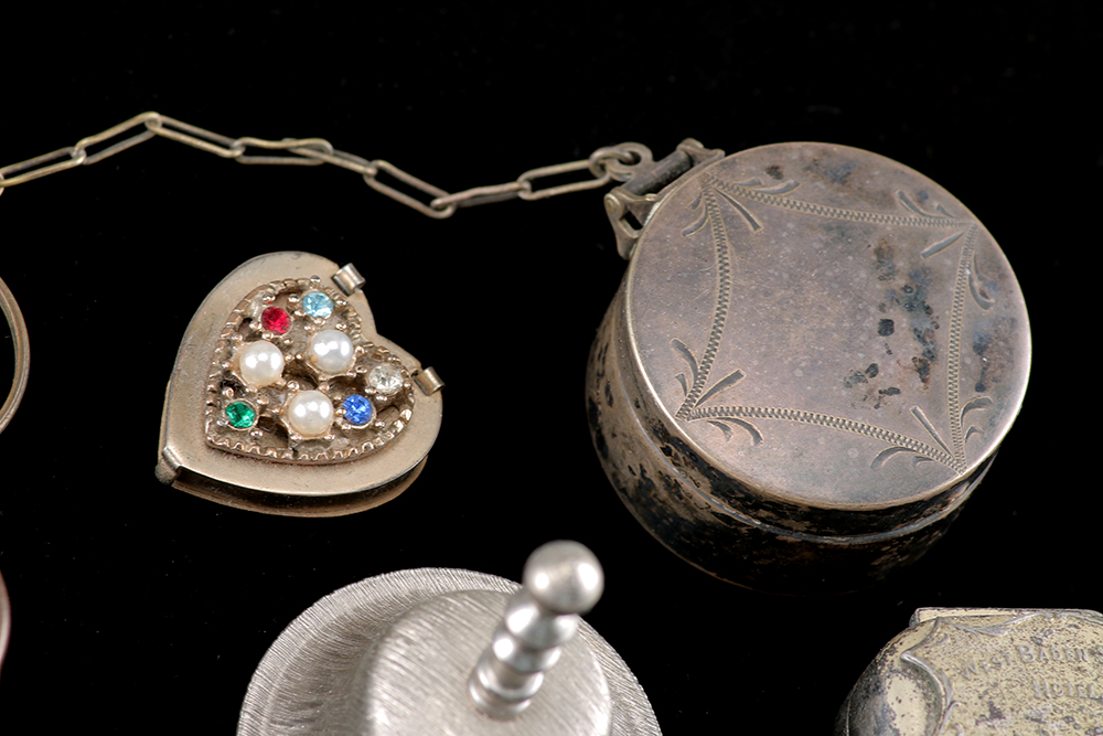 Collection of Makeup Compacts and Pill Boxes