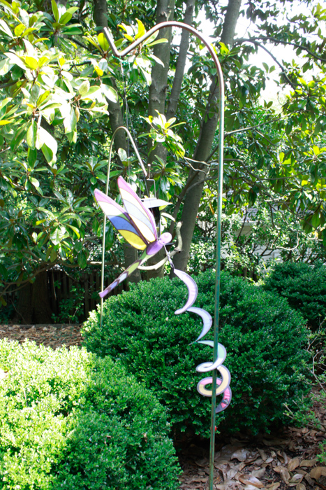 Collection of Shepherd Crooks with Lawn Ornaments