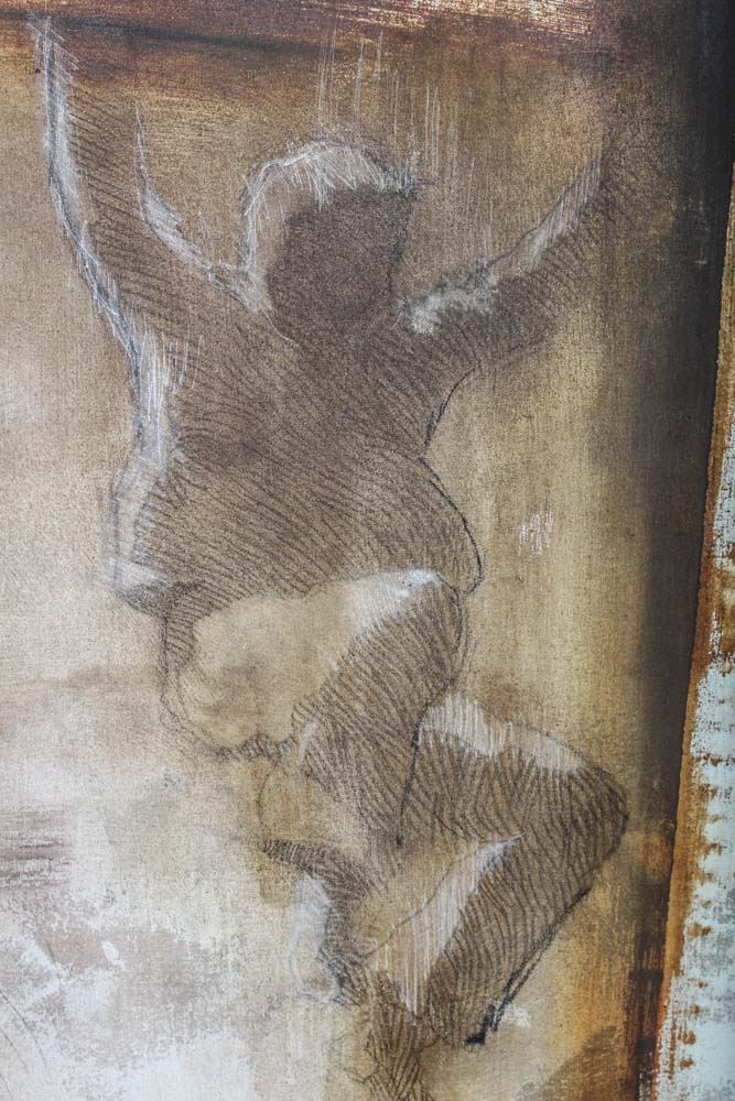 Large Listed Artist Maxim Lipzer Original Painting on Canvas