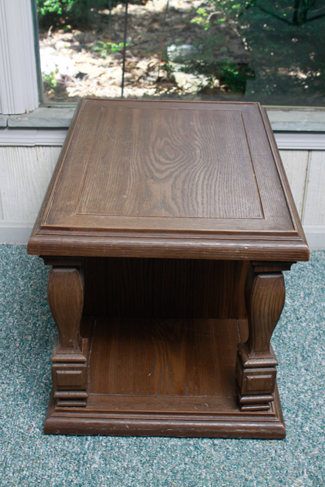 End Table and Magazine Rack
