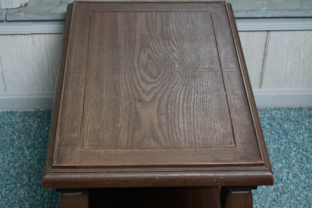 End Table and Magazine Rack