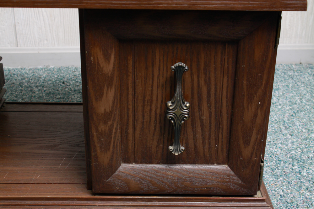 End Table and Magazine Rack