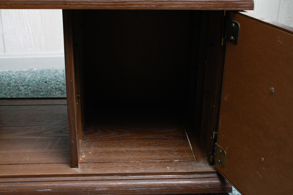 End Table and Magazine Rack