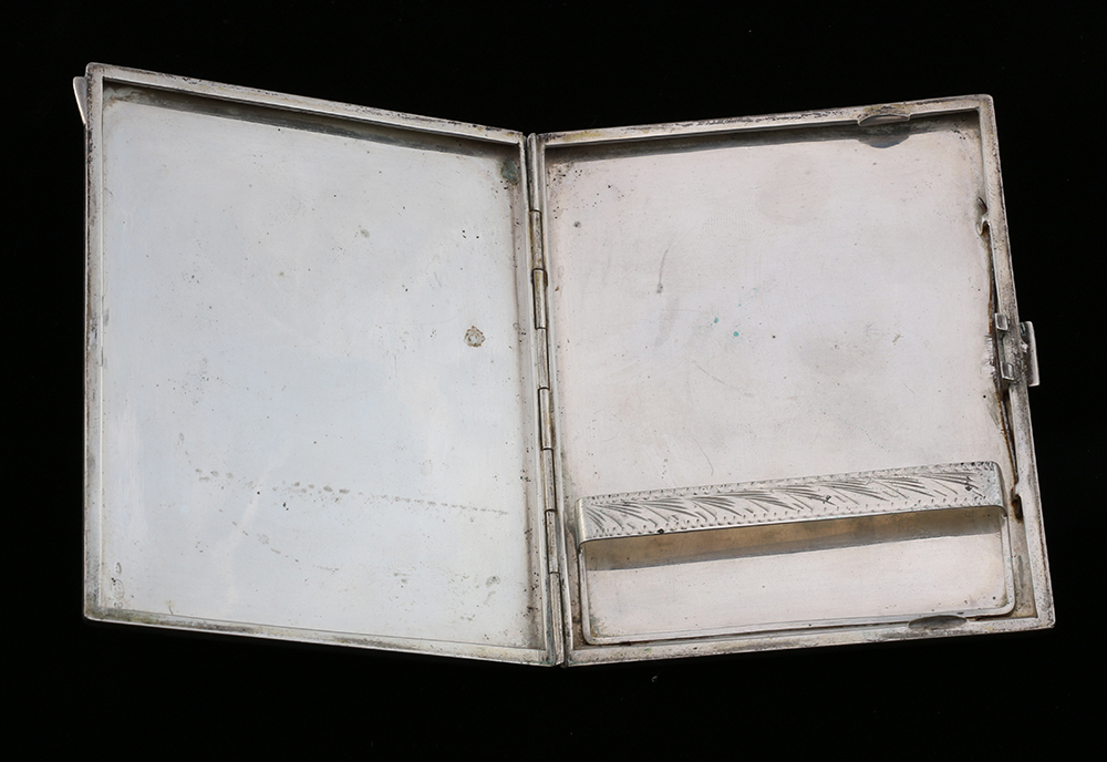 Vintage Sterling Silver and 800 Silver Cigarette Cases