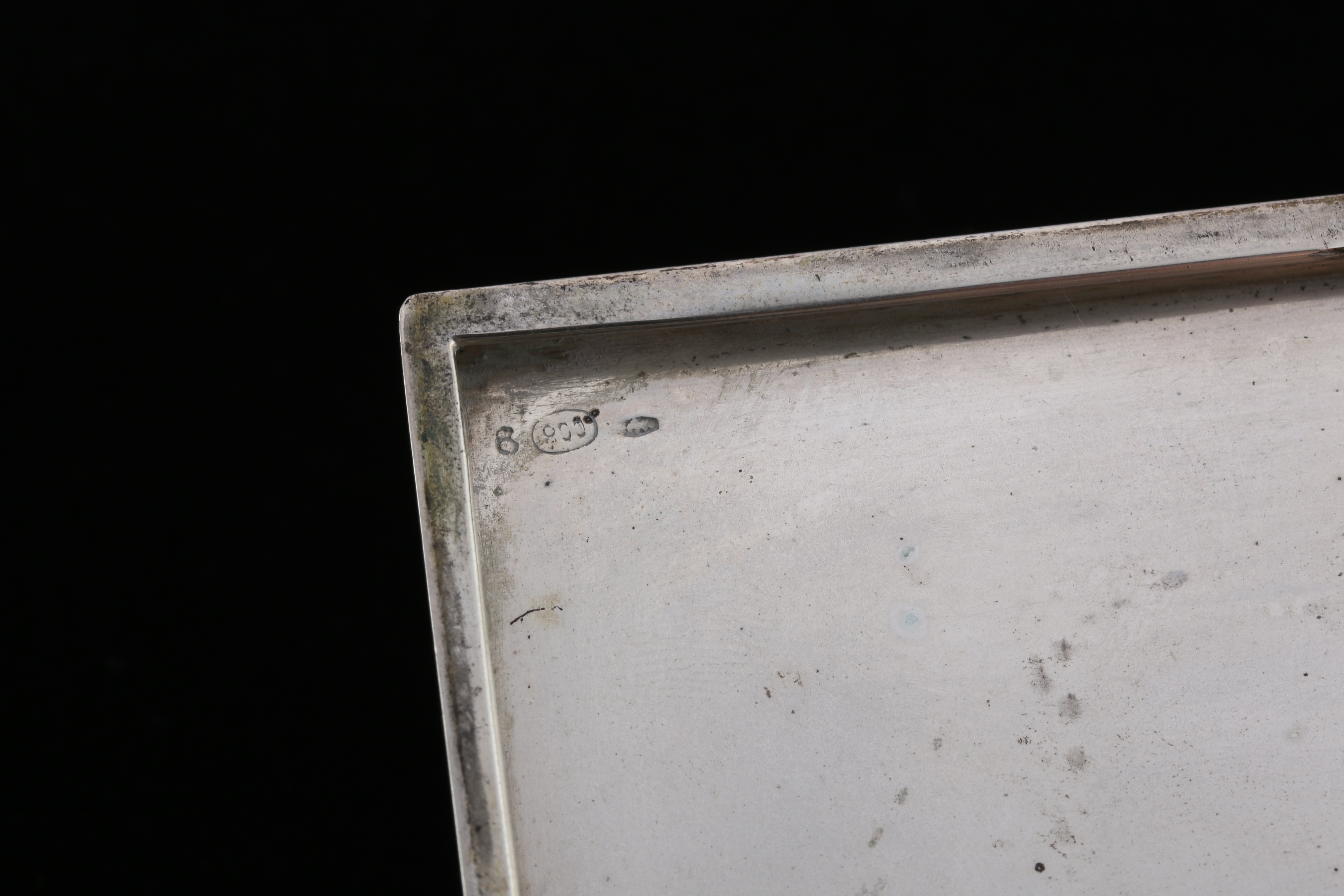 Vintage Sterling Silver and 800 Silver Cigarette Cases