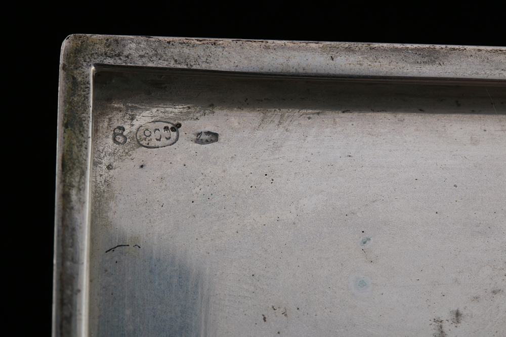 Vintage Sterling Silver and 800 Silver Cigarette Cases