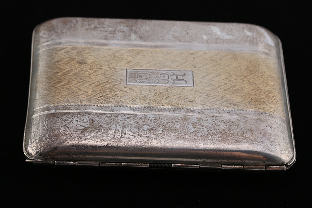 Vintage Sterling Silver and 800 Silver Cigarette Cases