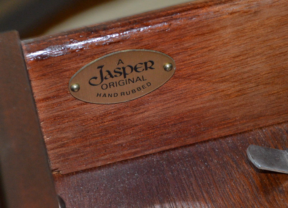 Jasper Furniture Lighted Display Top Secretary Desk