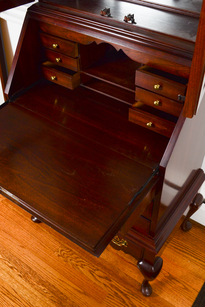 Jasper Furniture Lighted Display Top Secretary Desk