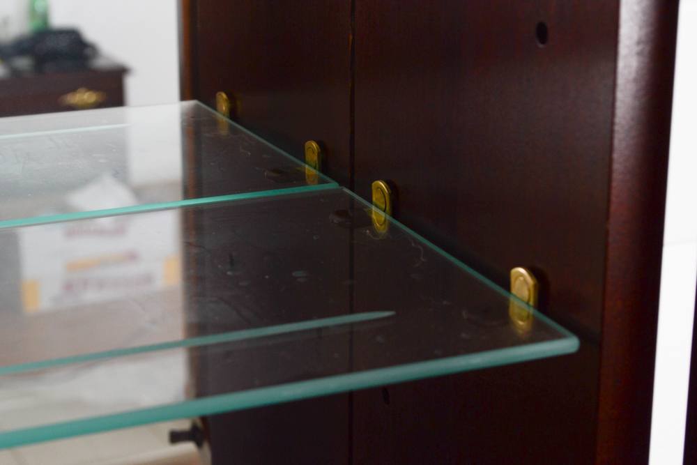 Jasper Furniture Lighted Display Top Secretary Desk